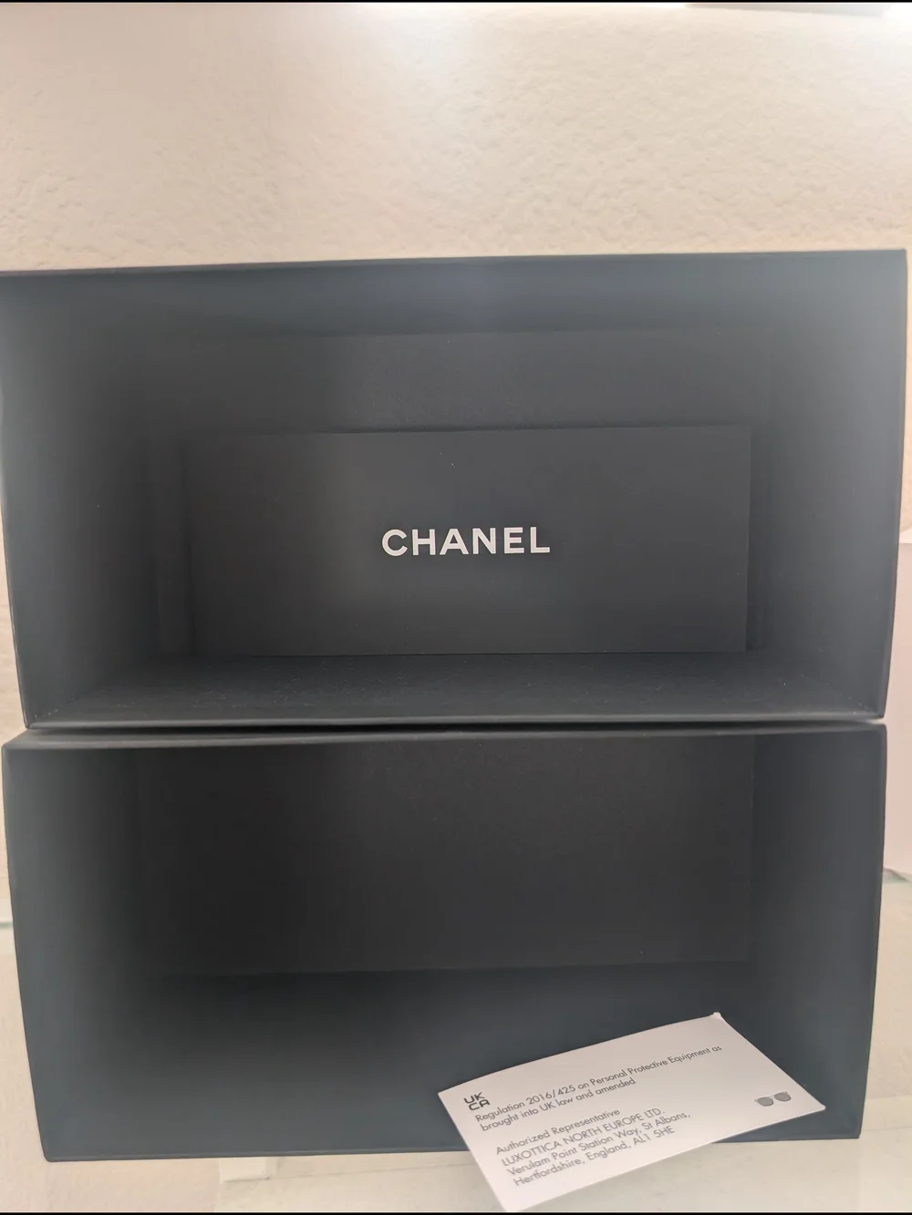 Empty CHANEL Large Sunglass Box